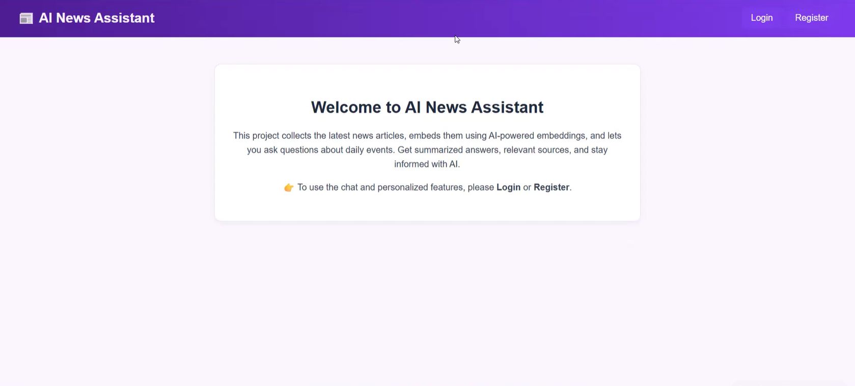 AI News Assistant